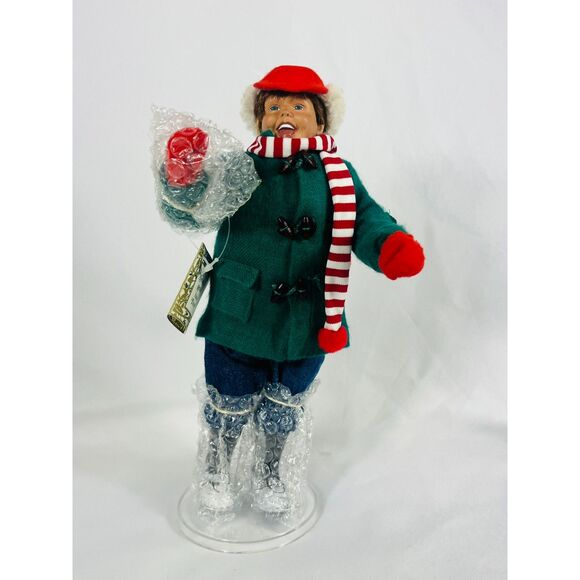 New Norman Rockwell Ashton Drake Scotty Get's His Tree Boxed Authenticity Cert - Picture 3 of 10